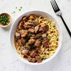 Beef Stroganoff