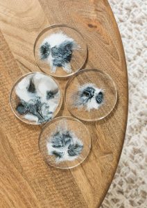 DIY Alcohol Ink Resin Coasters