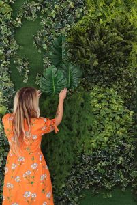 DIY Faux Living Wall