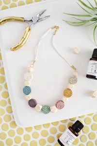 Lava Stone Necklace DIY